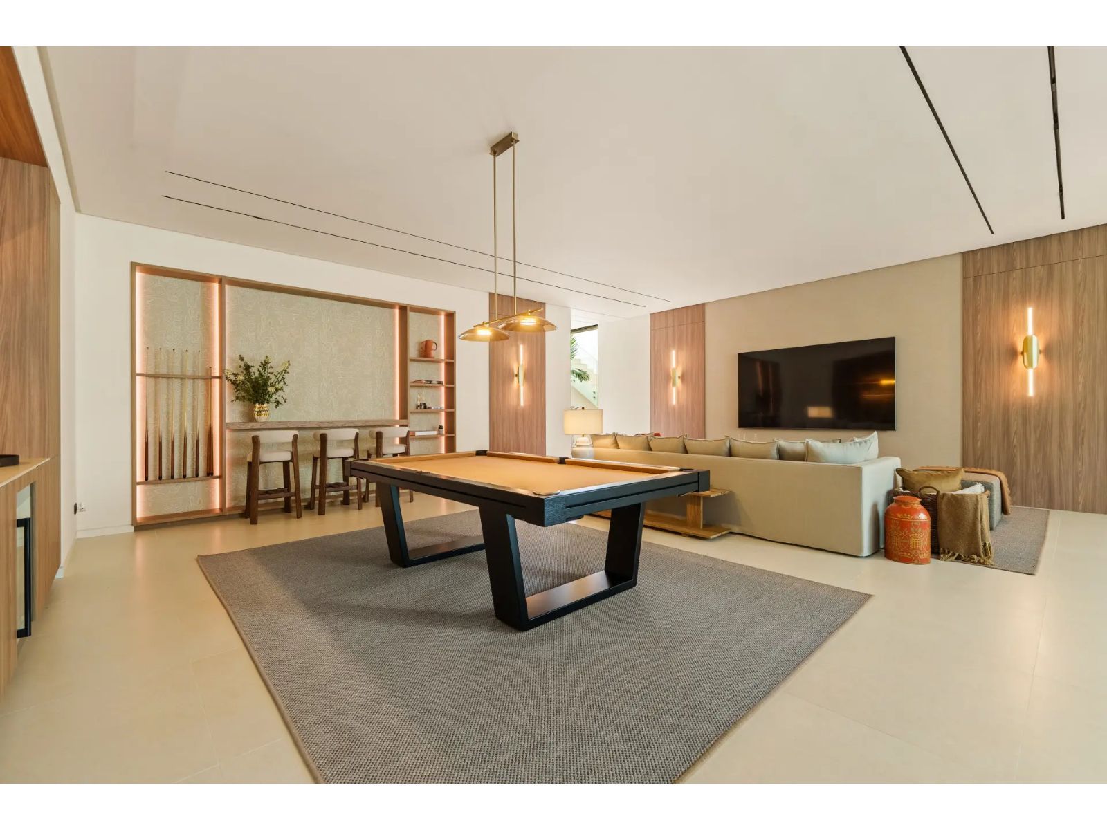 10 modern living room pool table